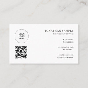 Professionell Elegant Modern Sleek Template Cute Visitkort