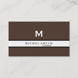 Professionell Elegant Monogram kosmetolog Guld Visitkort