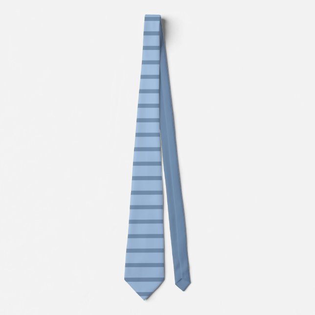 Professionell elegant pastellblå färg i fast form slips (Framsida)