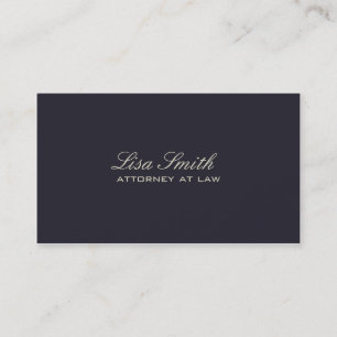 Professionell Elegant Simple Plain Attorney Groon Visitkort