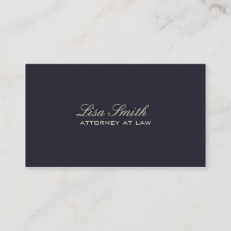 Professionell Elegant Simple Plain Attorney Groon Visitkort