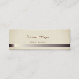 Professionell Elegant Stilfull Glittrig Mini Visitkort