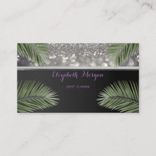 Professionell Elegant Stylish Chic, Palmblad Visitkort