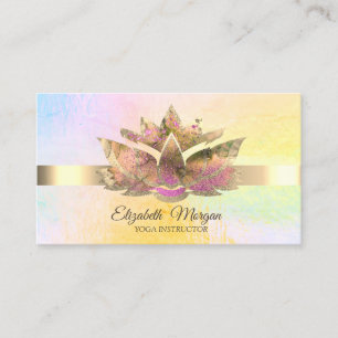 Professionell Elegant Trendig Holografisk, Guld, L Visitkort
