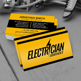 Professionell elektriker - elektriker visitkort