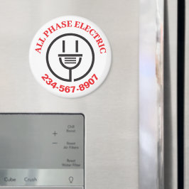 Professionell elektrisk serviceannonsering magnet