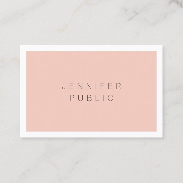 Professionell Enkel Elegant Modern minimalistisk Visitkort (Framsida)