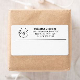 Professionell Enkel Logotyp för företag Modern Fraktsedel