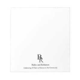 Professionell Enkel Logotyp - företag Anteckningsblock