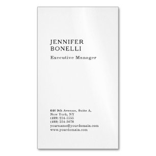 Professionell enkel minimalistisk modern trendig  magnetiska visitkort