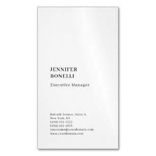 Professionell enkel minimalistisk modern trendig magnetiska visitkort