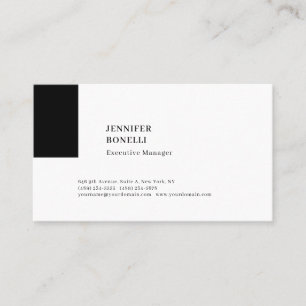 Professionell enkel minimalistisk modern trendig visitkort