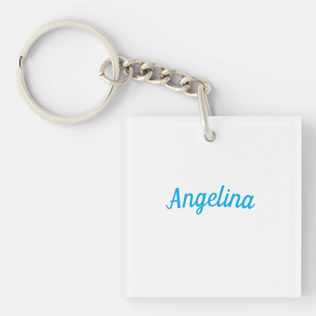 Professionell Enkel Modern Elegant Blå Ditt Namn (Framsidan)