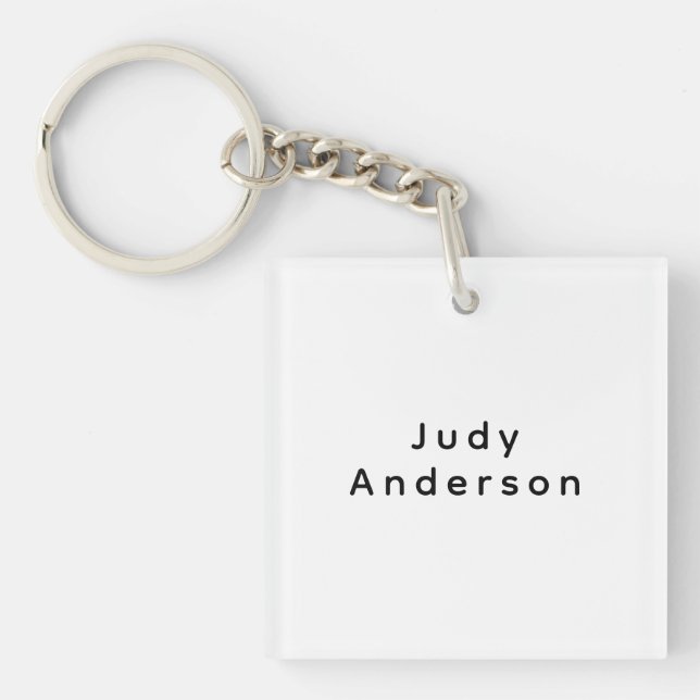 Professionell Enkel Modern Elegant Ditt Namn (Framsidan)