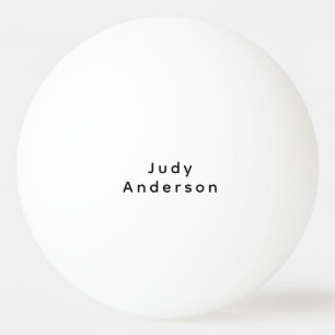 Professionell Enkel Modern Elegant Ditt Namn Pingisboll