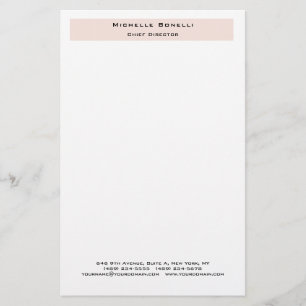Professionell Enkel Modern Minimalistisk  Brevpapper