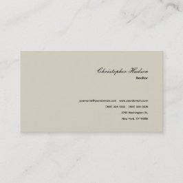 Professionell Enkel vanlig bärbar dator Realtor Re Visitkort