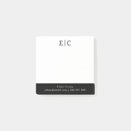 Professionell Enkel Vit Post-it Block