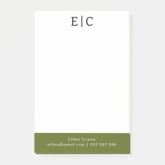 Professionell Enkel Vit Post-it Block