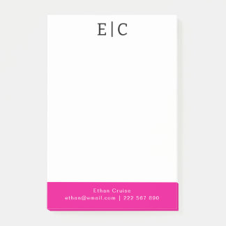 Professionell Enkel Vit Post-it Block
