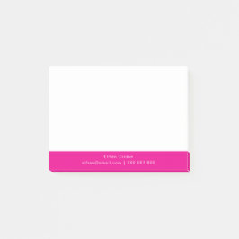 Professionell Enkel Vit Post-it Block