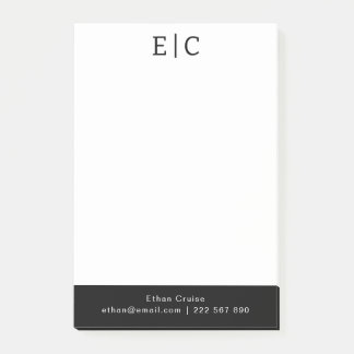 Professionell Enkel Vit Post-it Block