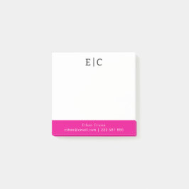 Professionell Enkel Vit Post-it Block