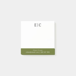 Professionell Enkel Vit Post-it Block