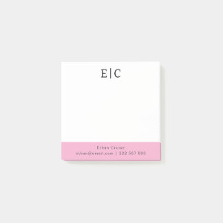 Professionell Enkel Vit Post-it Block