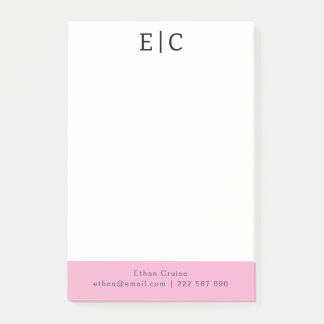 Professionell Enkel Vit Post-it Block
