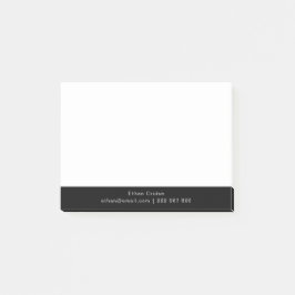 Professionell Enkel Vit Post-it Block