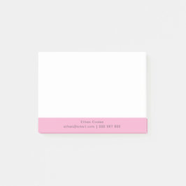 Professionell Enkel Vit Post-it Block