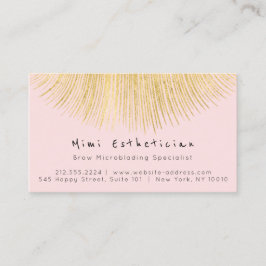 Professionell Esthetician Lash Guld Ro Powder Tidsbeställning Kort