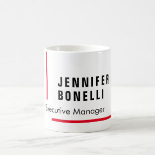 Professionell: Ett modernt, enkelt, modernt namn Kaffemugg