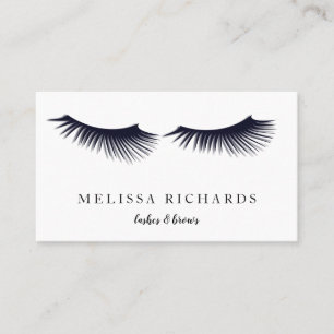 Professionell Eyelash Makeup Artist Visitkort