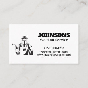 Professionell Fabricator Welding Service Visitkort