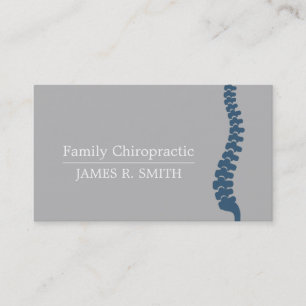 Professionell Familj Chiropraktic Chiroprator Visitkort