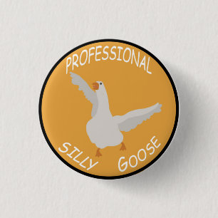 Professionell Fånig Goose Knapp