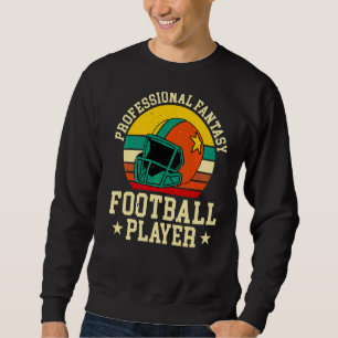 Professionell Fantasy Football Player League Lång Ärmad Tröja