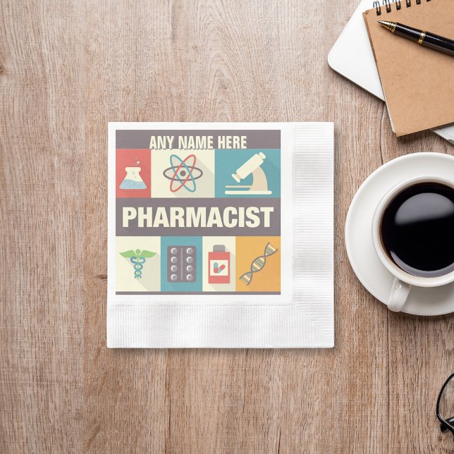 Professionell Farmakoterapeutisk grupp Designad Pappersservett (Skapare uppladdad)