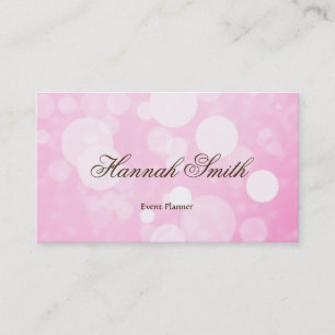 Professionell faux glamora modern elegant blanka b visitkort