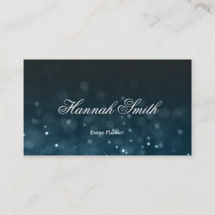 Professionell faux glamora modern elegant slät visitkort