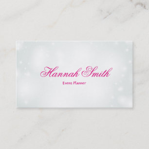 Professionell faux glamora modern elegant slät visitkort