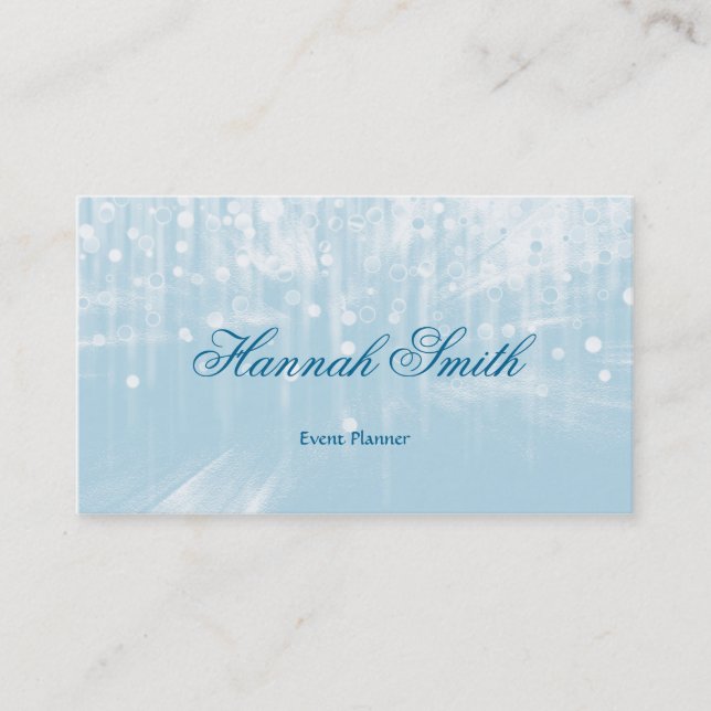 Professionell faux glamora modern elegant slät visitkort (Framsida)