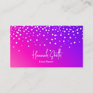 Professionell faux glamora modern elegant slät visitkort