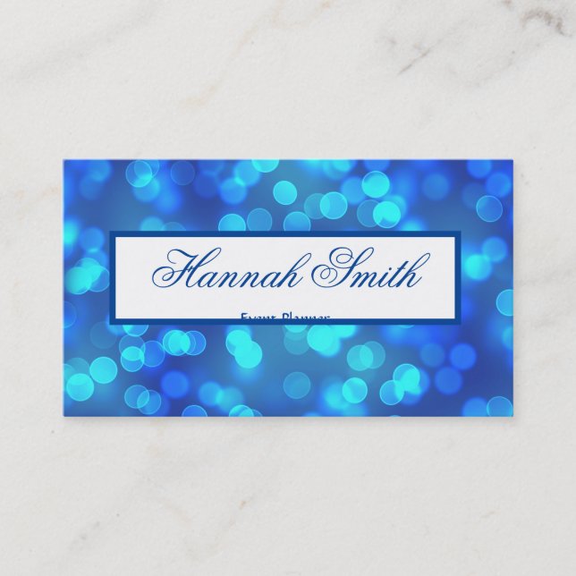 Professionell faux glamora modern elegant slät visitkort (Framsida)