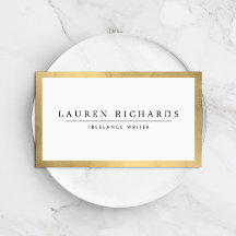 Professionell Faux Guld och White