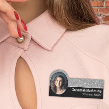 Professionell Faux Silver Glitter Anpassningsbar P