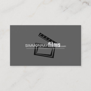 Professionell Film Maker, Director-Affärskort Visitkort