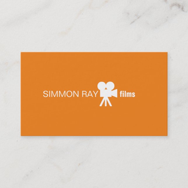 Professionell Film Maker, Director-Affärskort Visitkort (Framsida)